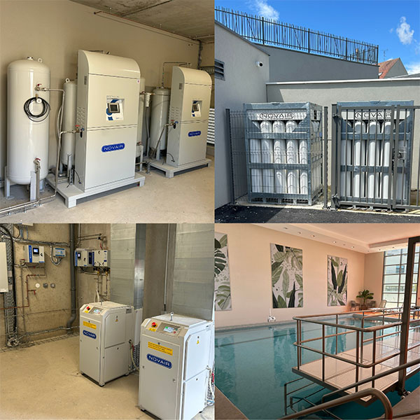 NOVAIR équipe l'IMSE de Louviers d'une solution complète de production d'oxygène et de vide médical